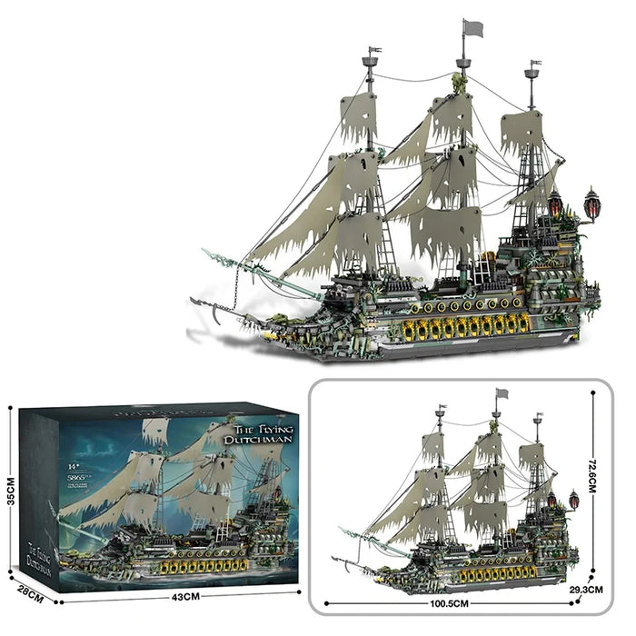 The Flying Dutchman Pirate Ship (5865 Pieces)