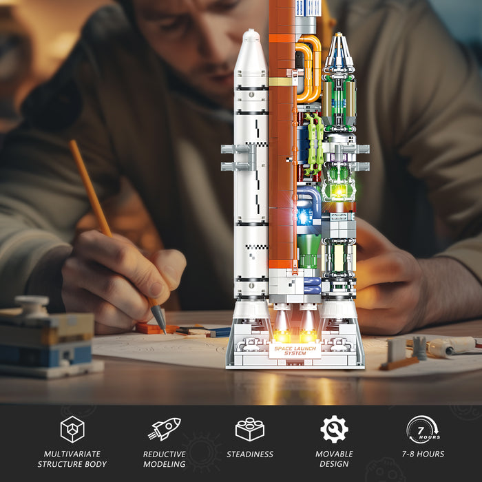 BOOZUU Space Launch System Building Set