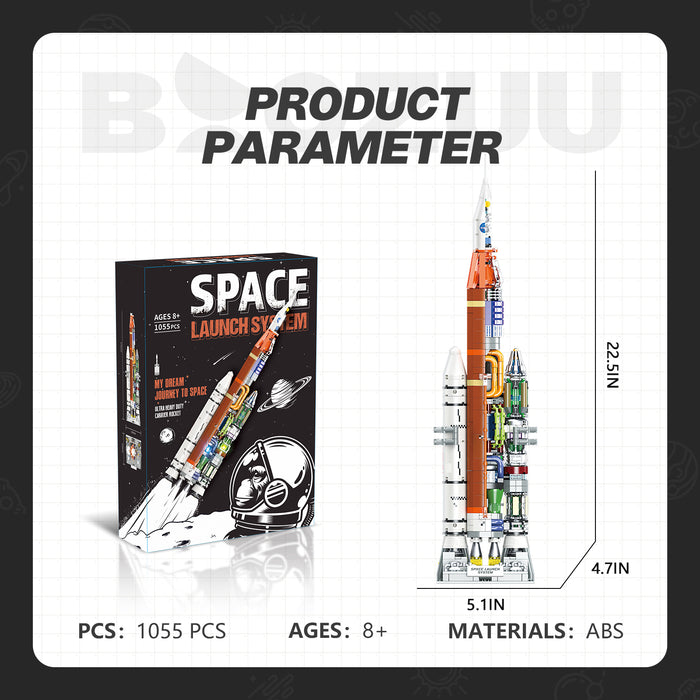 BOOZUU Space Launch System Building Set