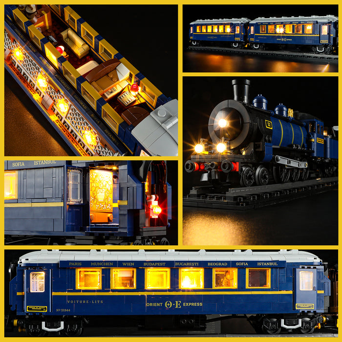 BOOZUU Light Kit For The Orient Express Train 21344