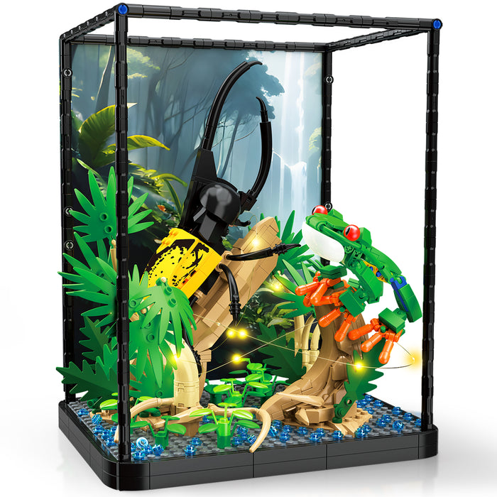 BOOZUU Tropical Rainforest Insects Building Set