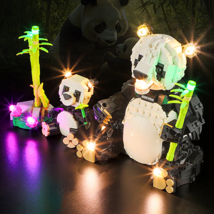 Light Kit for Wild Animals Panda Family 31165