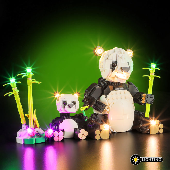 Light Kit for Wild Animals Panda Family 31165