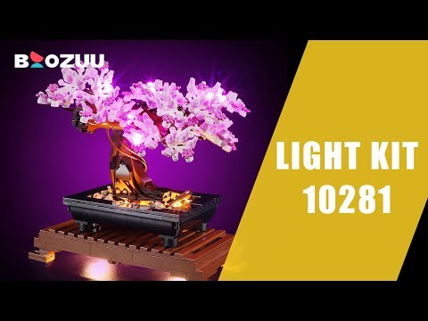 lights for lego bonsai tree BOOZUU Light Kit for LEGO? Bonsai Tree 10281 (Pink): Enhance Your Display